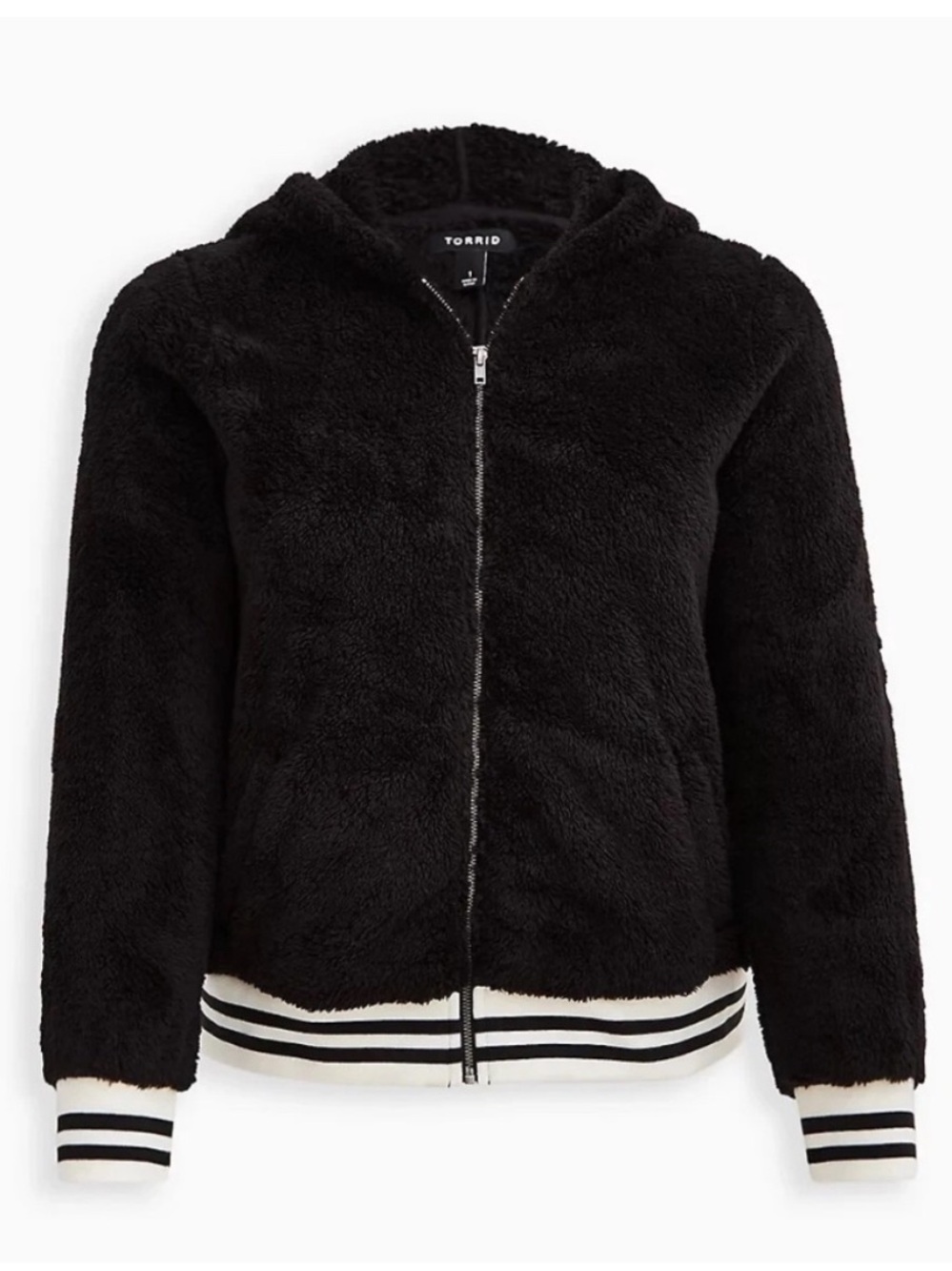 Torrid Faux Fur Bomber Jacket Size 3X New With Tags
